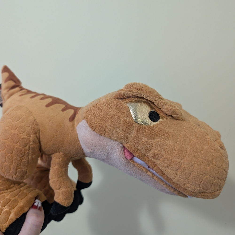 Brown Dinosaur Plush Toy - Picture 6 of 9